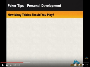 texas hold'em multi-tabling-poker- video
