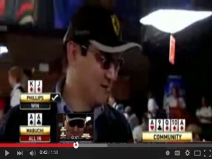 the mother of all bad beats quads vs royal flush